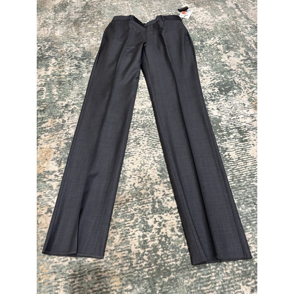 Brookwood Men's Gray Dress Pants NEW 31" Waist Unaltered Length